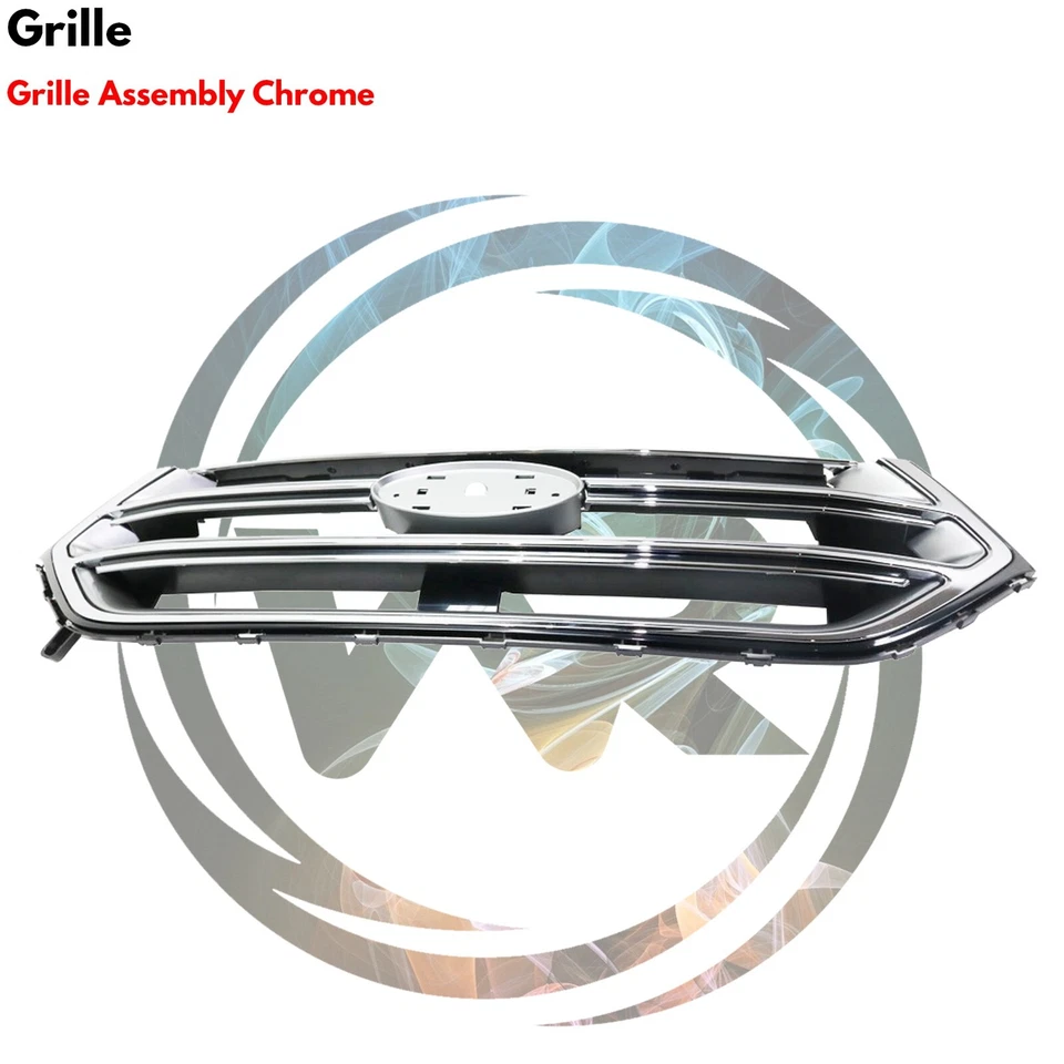 Front Bumper Cover Fascia & Grille Assembly Kit For 2015-2018 Ford Edge Foto 4 de 4