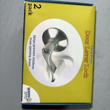 Wappa Baby Childproof Door Lever Lock 2 Pack