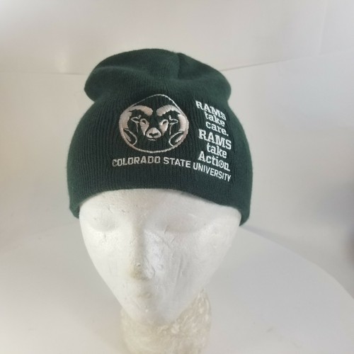 University Rams Beanie Cap Hat Knit 