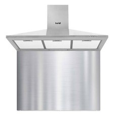 Chimney Style Cooker Hood, Baridi 90cm, with Carbon Filters - Stainless Steel