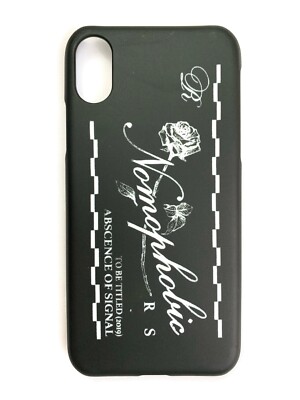 RAF SIMONS ★ iPhone X アイフォンX スマホケース 黒 Raf Simons Phone Case iPhone X Nomophobic Cover - RRP £120