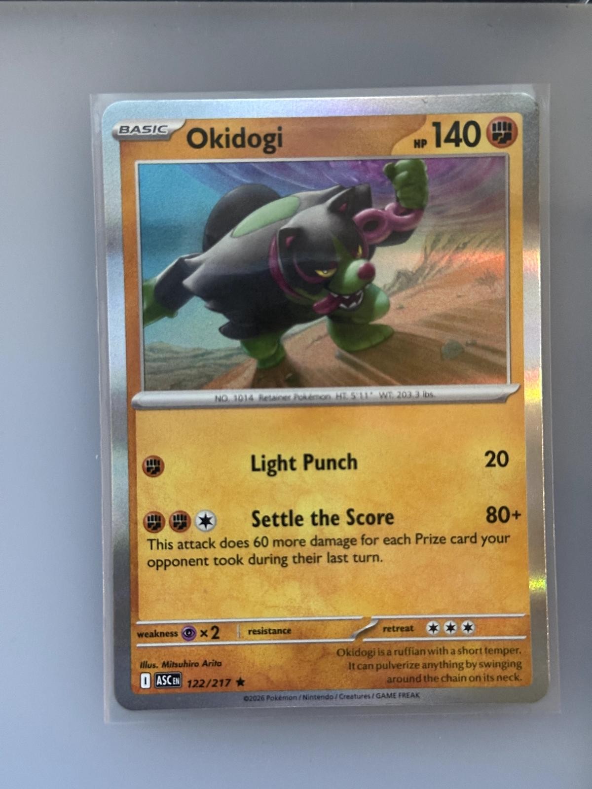 Okidogi 122/217 Rare Ascended Heroes Pokemon Holo NM/M