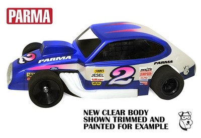 #1922 - 1/12 Scale PARMA PINTO DIRT MODIFIED Vintage RC Clear BODY