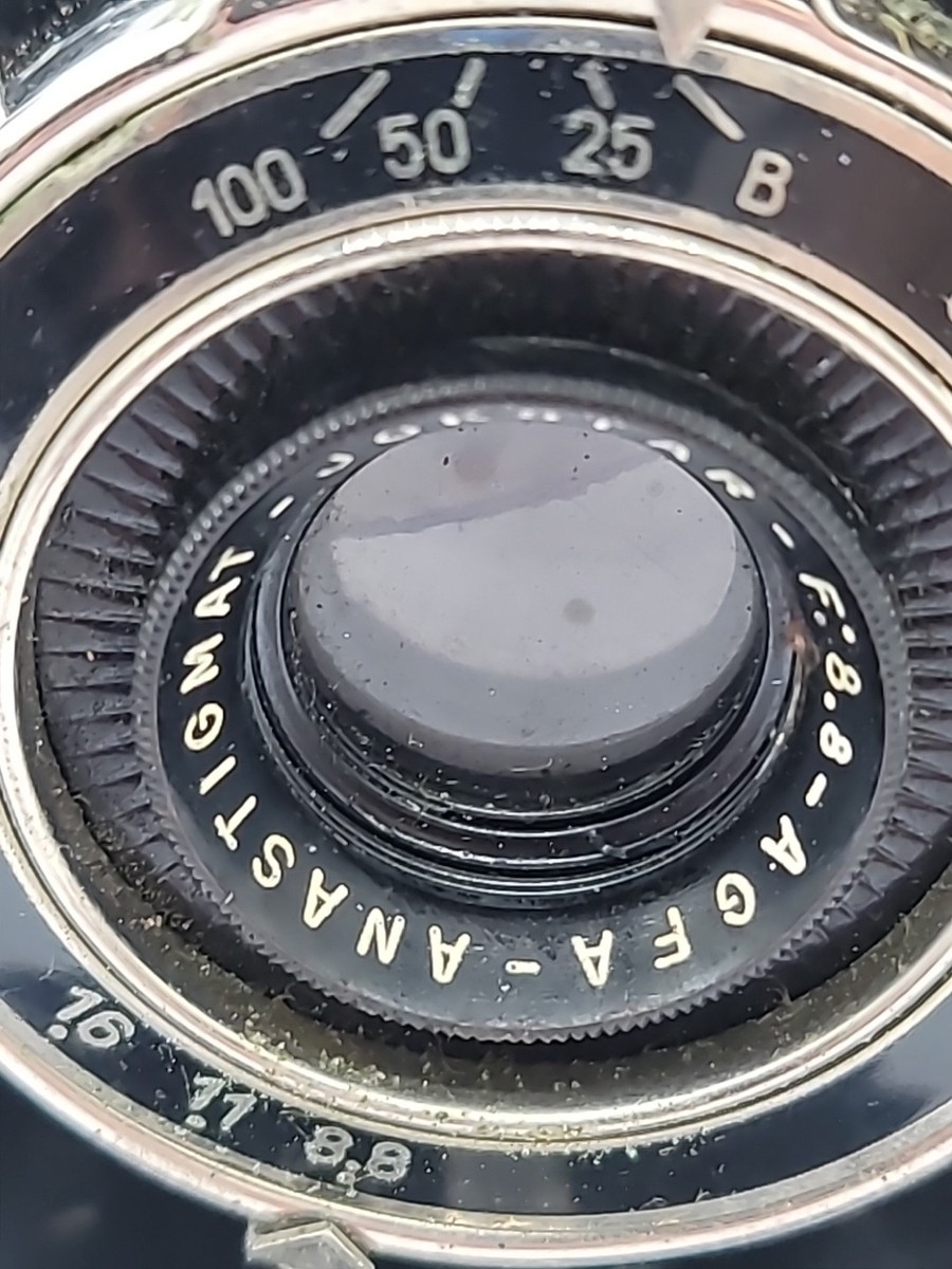 Vintage Agfa Billy Record Camera Anastigmat Jgestar F:8.8 Lens
