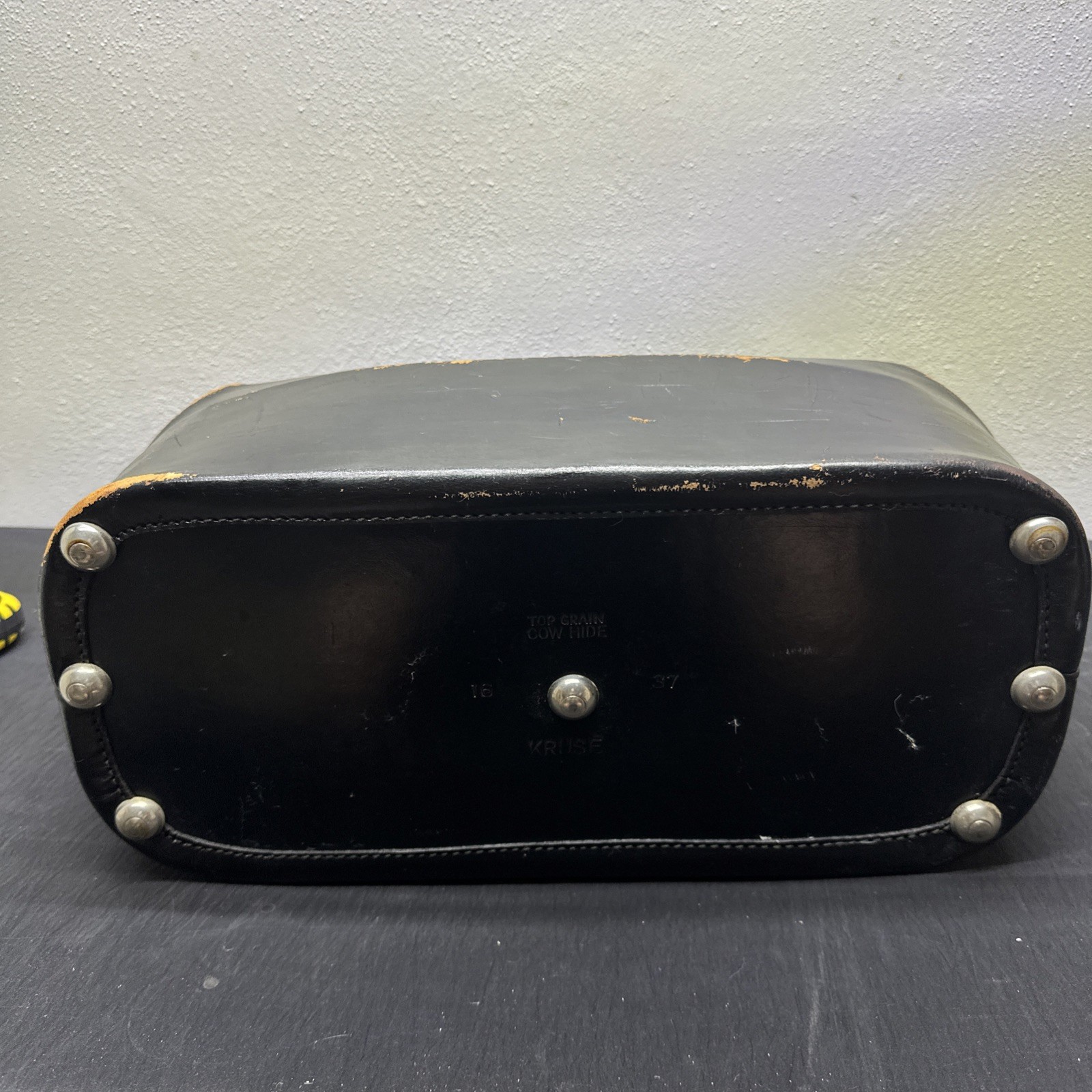 Vintage Kruse Leather Doctor’s Bag – Top Grain Cowhide – With Contents
