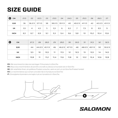 (TG. 38 EU) Salomon XA Pro 3D Gore Tex Scarpe Impermeabili da Trail Running e Es