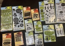 Inkadinkado -15 Stamp Sets- Clear Stamps/Cling NEW -Thanksgiving and mixed