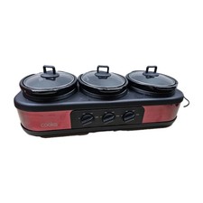 Cooks Triple Slow Cooker Buffet Server Food W...
