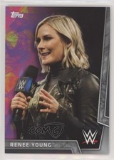 2018 Topps WWE Women's Division Silver 31/50 Renee Young #24 0c3