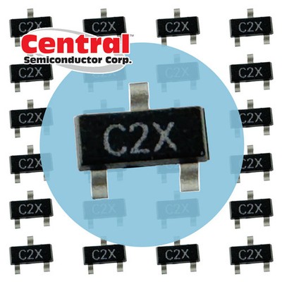 G28994 ~ (Pkg 20) Central Semi CMPT4401 SMD NPN Silicon Epitaxial Transistor