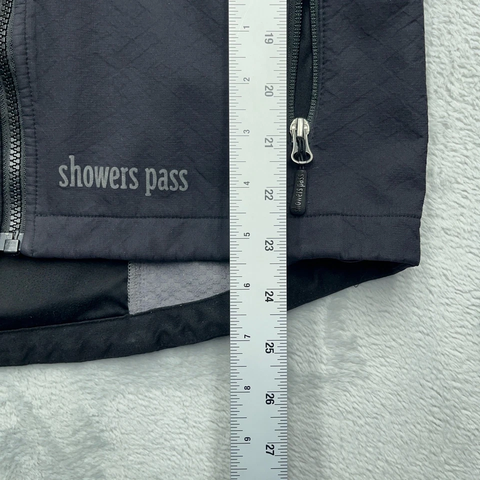 Chaqueta de ciclismo Showers Pass Rogue para hombre S negra Artex impermeable transpirable con capucha Foto 3 de 4