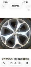 2 X Ford 18” Y-shaped Alloy Wheels (S-Max Titanium). No Cracks/welds/damage