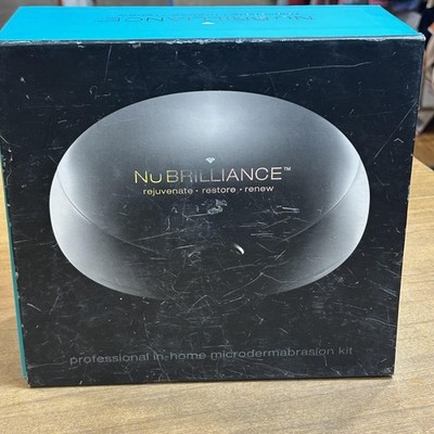 NuBrilliance Diamond Microdermabrasion Kit White Electric Face Wrinkles Unisex