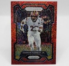 2023 Panini Prizm - Darrick Forrest Jr. #296 Red Sparkle SP Commanders
