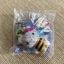 McDonalds x Sanrio Hello Kitty Bee Figurine #4 String Pull Toy 2000 Happy Meal