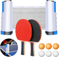Flintronic Tischtennis Set, TischtennisschläGer, 2 TischtennisschläGer + 3 Tisch