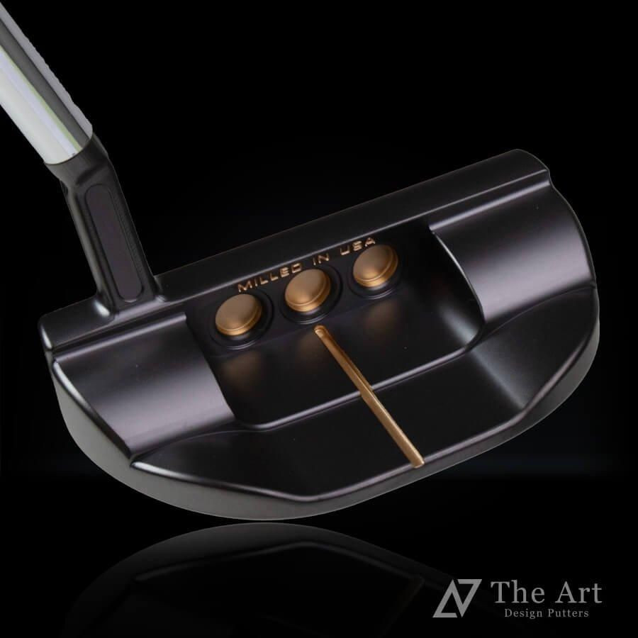Scotty Cameron Fastback 1.5 verS Gloss Black Black & Gold