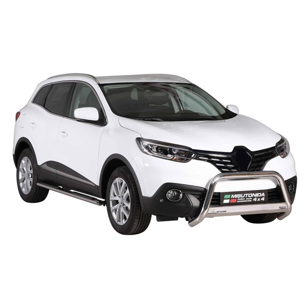FrontbüGel FrontschutzbüGel FüR Renault Kadjar 2015-2018 ø63Mm Stahl Silber-image
