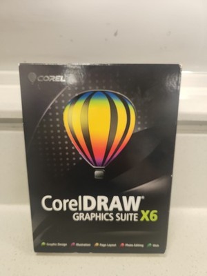 CorelDRAW Graphics Suite X6 Comes With Disc And Outside Box Hardcover Used Book