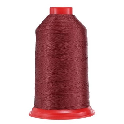 962 Yards Bonded Nylon Sewing Thread 630D/3 Upholstery Thread Burgundy Red