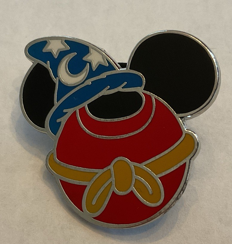 Disney Trading Pin, Mickey Mouse Icon, Sorcerer's Apprentice, 2012