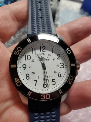Invicta Watch - 43629 White Dial Stainless St./ Luminous Hands 100 M Water Resis