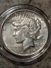 1925-S Peace Dollar Nice VF Details Polished Cleaned