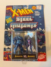 X-Men Steel Mutants Apocalypse vs Archangel Action Figures - Marvel 1994