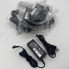 LOT OF 10: AC Adapter Dell Charger 65W Small Pin 19.5V HA65NS5-00