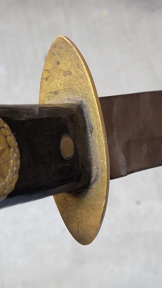 Custom Texas Bowie Knife Wood Handle w/Brass T-E-X-A-S Seal Lone Star Medallions - Image 4 of 4