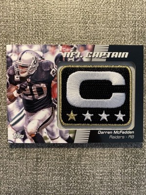 2012 Topps - NFL Captain's Patch Darren McFadden #NCP-DM - Raiders