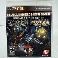 BioShock - Ultimate Rapture Edition (Sony PlayStation 3, 2013) Complete W/Manual
