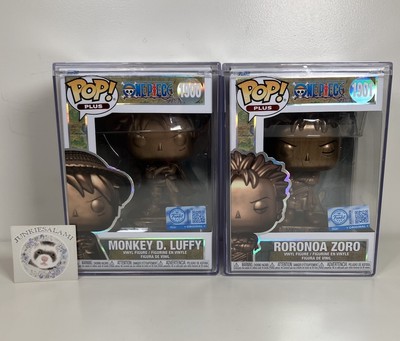 One Piece #1900 1901 Monkey Luffy Roronoa Zoro Bronze Statue