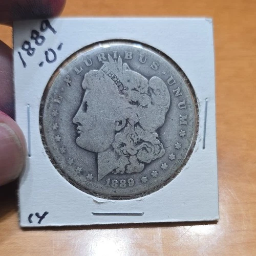 1889 o Morgan Silver Dollar $1 Coin 0.9 Silver New Orleans Mint Circulated