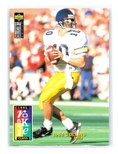 1995 Collector's Choice Football #24 Todd Collins Rookie RC Buffalo Bills
