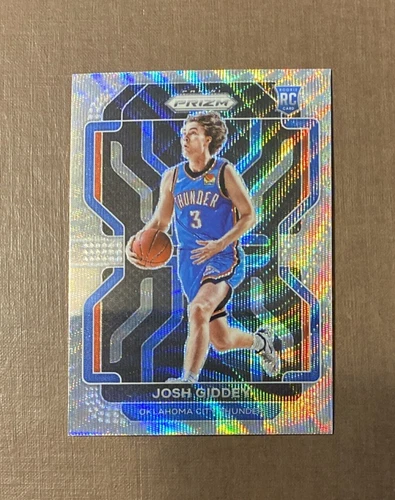 2021-22 Panini Prizm Basketball  #301 Josh Giddey Silver Prizm Rookie S16S