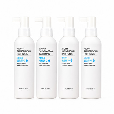 ATOMY Saengmodan Hair Tonic 200ml × 4ea scalp care for healthy hair