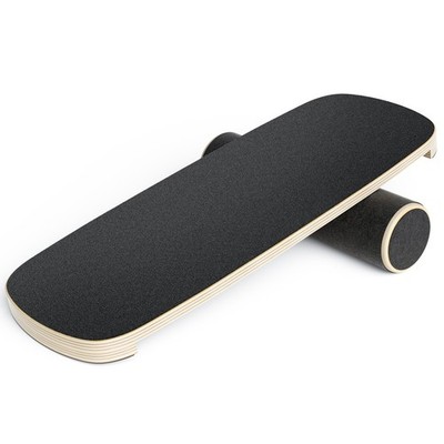Balance Board Balanceboard Balancierbrett mit Korkrolle Holz Balancetrainer