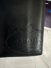 PRADA Black Leather Milano Soft