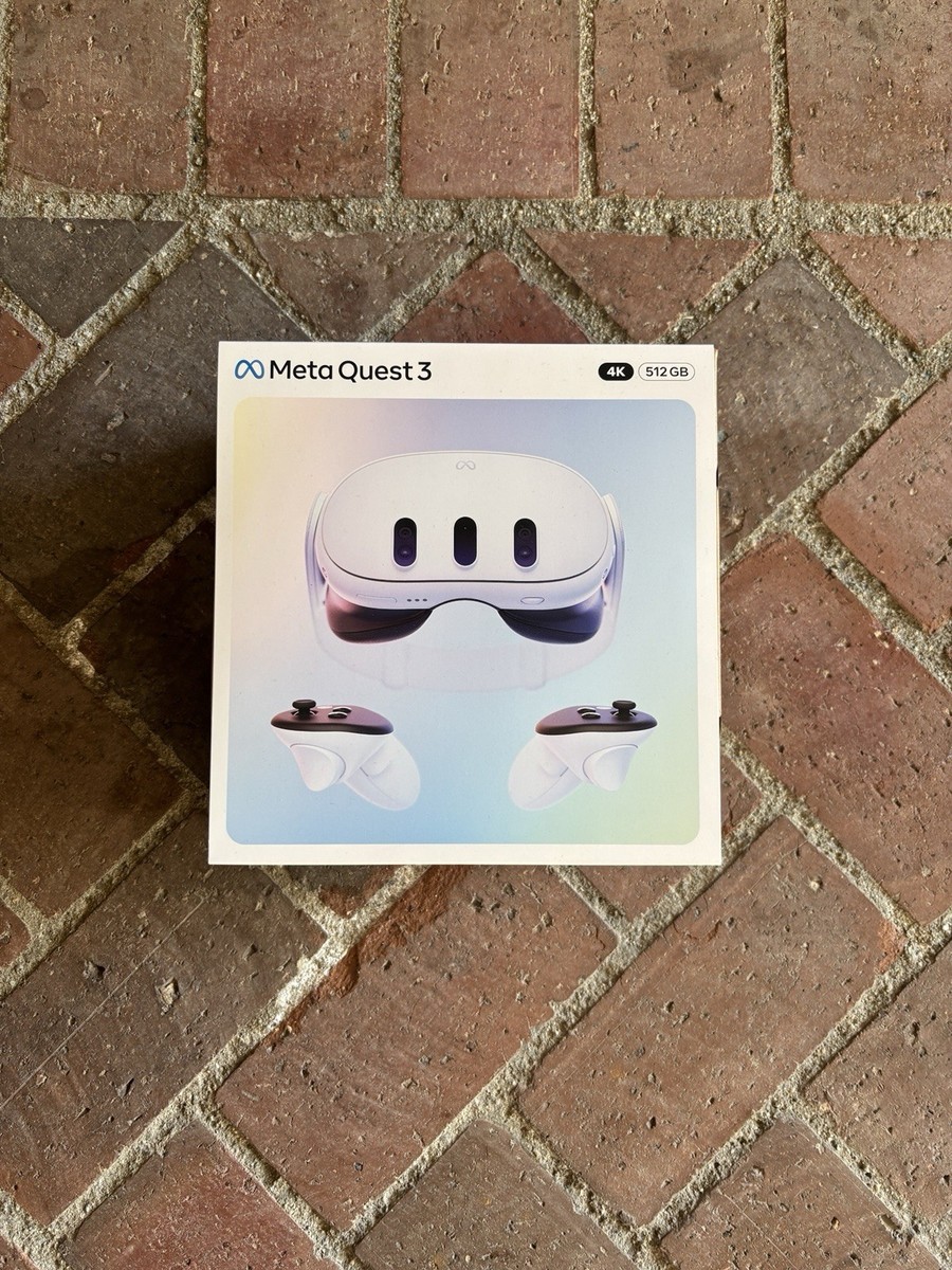 Meta Quest 3 512GB VR Headset - White for sale online | eBay