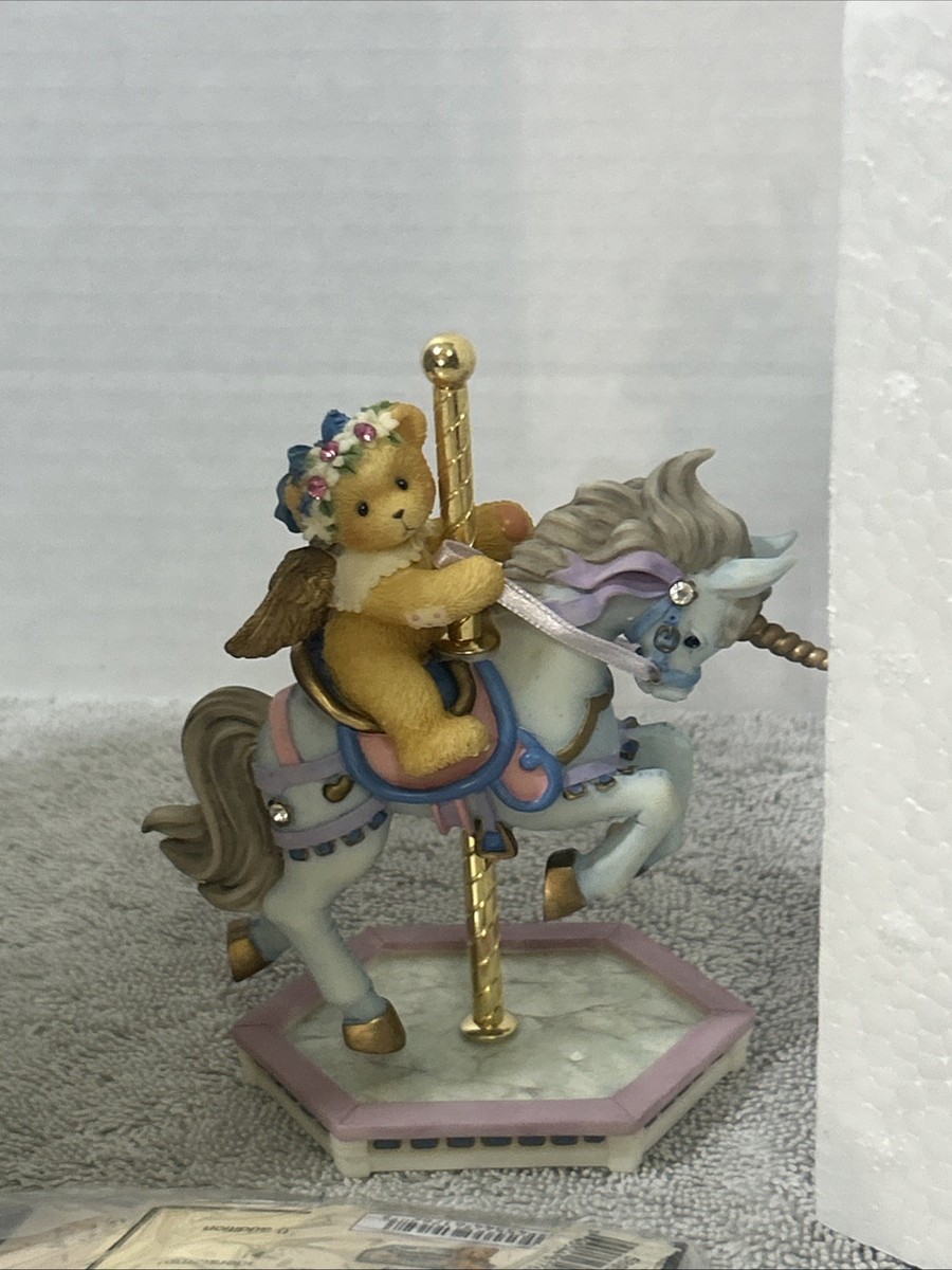 Cherished Teddies Hang on We're in for a Wonderful Ride 1999 RARE