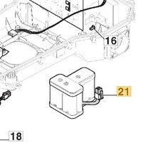 Pacco batteria 25 V - 2.0 Ah ORIGINALE STIGA a500 rtk robot rasaerba 381600620/0