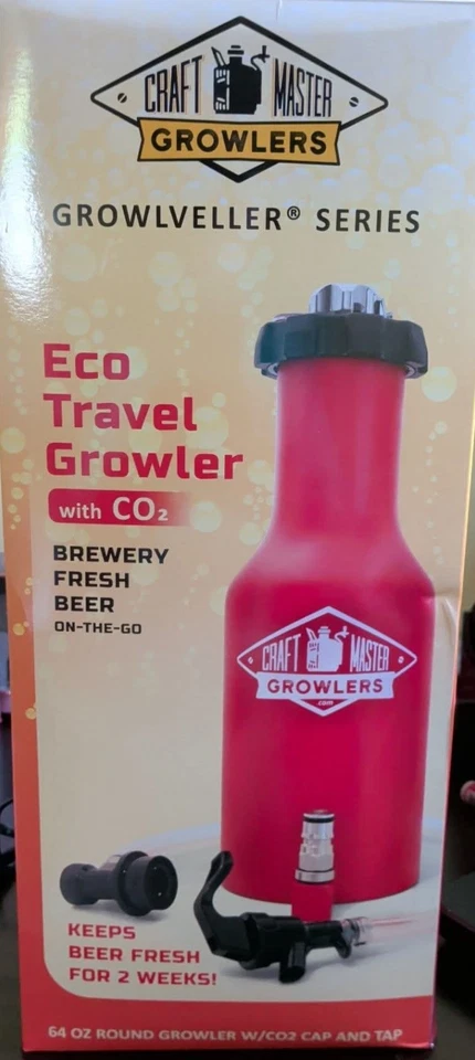 Craft Master Growveller 64 oz pressurized growler - Image 1 of 1