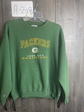 Vintage Green Bay Packers Sweatshirt L Crewneck Lee Sport USA 1996 Champions