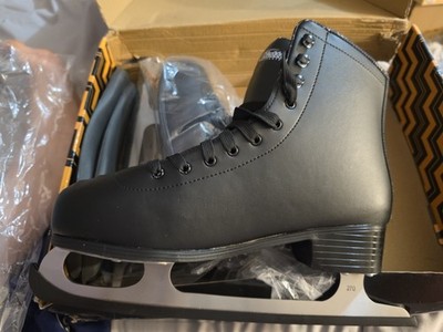 Nattork 830 Ice Skates Mens 9 Or Womens 10 Black Figure Skates