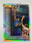 1996-97 Topps Holding Court Shaquille O'Neal Refractor HC10