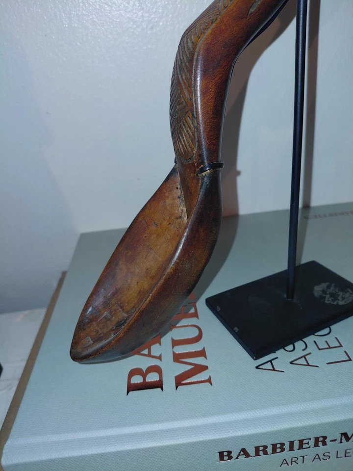 非洲刚果雕刻女性纪念勺 ex:博物馆 — 第 4/4 张图片