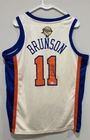 Jalen Brunson Signed New York Knicks NBA FINALS Jersey Autographed JSA COA