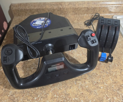 Logitech G Saitek Pro Saitek Flight Yoke & Throttle Quadrant System PC