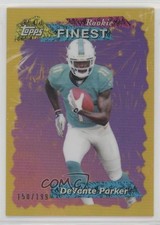 2015 Topps Finest 1995 Rookie Gold Refractor 150/199 Devante Parker #95FRRDP 0c2